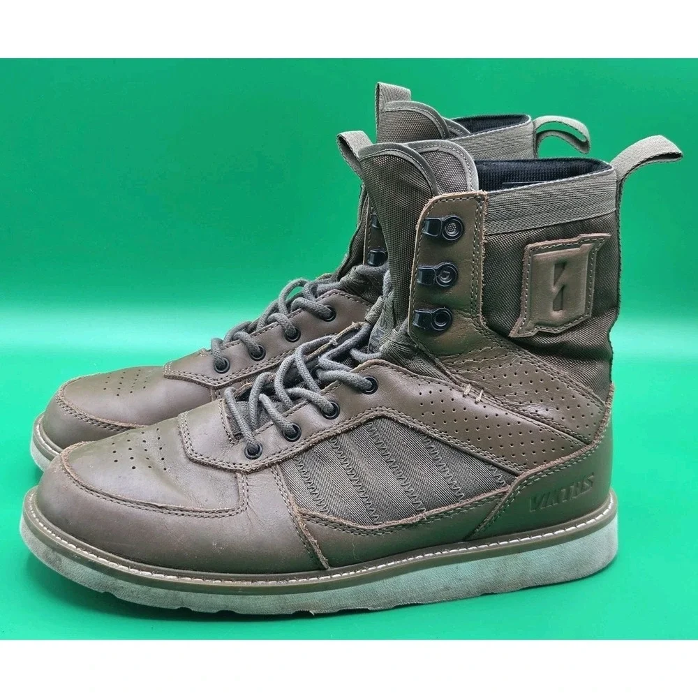 VIKTOS 1911 Retro Boots Men 9 Coyote Brown Vibram Sole Water Resistant Tactical